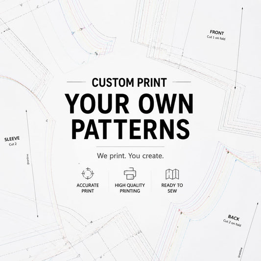 Print Your Own Sewing Patterns, A0 White Paper with NO Tapping